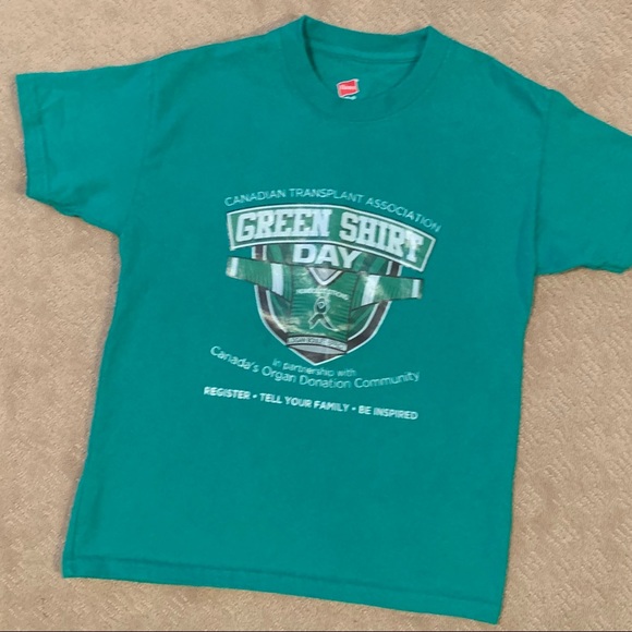 Hanes Other - GREEN SHIRT DAY Kid’s Tee Shirt